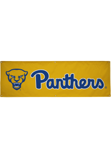 Pitt Panthers 2' x 6' Banner - Gold