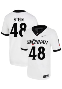 Eli Stein  Nike Cincinnati Bearcats White NIL Name And Number Football Jersey