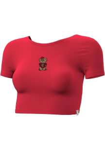 Champion Cincinnati Bearcats Womens Red Twist Back Short Sleeve T-Shirt