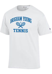 Champion BYU Cougars White Tennis Icon Jersey Short Sleeve T Shirt
