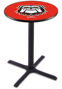 Georgia Bulldogs Mascot Cross Base Pub Table