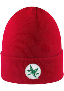LogoFit Ohio State Buckeyes Red South Pole Mens Knit Hat