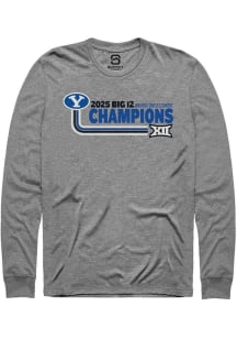 Summit Sportswear BYU Cougars Graphite 2025 Big 12 Womens Cross Country Champions Motion Long Slee..