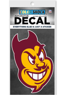 Arizona State Sun Devils Mascot Auto Decal - Maroon