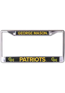 George Mason University Carbon Fiber License Plate Frame - Green