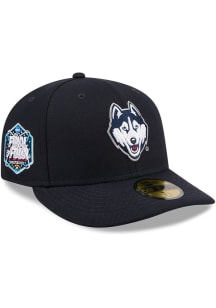 New Era UConn Huskies Mens Navy Blue March Madness 59FIFTY Fitted Hat