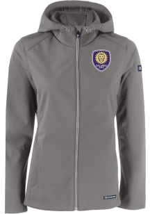 Cutter and Buck Orlando City SC Womens Graphite Evoke Light Weight Jacket