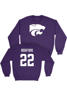 Makari Bodiford K-State Wildcats Mens Purple NIL Legacy Player Crew