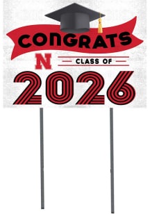 Nebraska Cornhuskers KH Sports Fan Class Of Yard Sign - Red