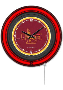 Louisiana-Monroe Warhawks Double Neon Wall Clock