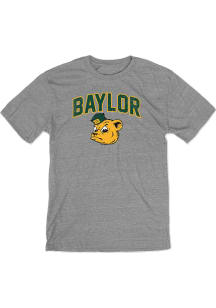 Blue 84 Baylor Bears Grey Vintage Mascot Short Sleeve Fashion T Shirt