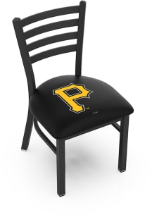 Pittsburgh Pirates Stationary Black Wrinkle Finish Pub Stool - Black