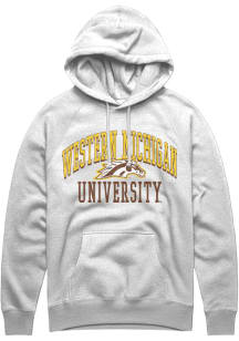 Summit Sportswear Western Michigan Broncos Mens Ash Triblend Fashion Hood