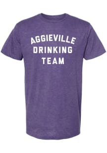 Summit Sportswear Aggieville Purple Drinking Team Short Sleeve Fashion T Shirt