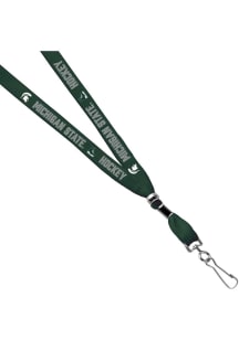Jardine Michigan State Spartans 3/8 Hockey Sublimated w/Swivel Hook Lanyard - Green