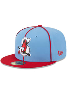 New Era Springfield Cardinals Mens Light Blue 2026 MiLB AC 59FIFTY Fitted Hat
