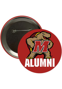 Maryland Terrapins 3" Alumni Button - Red