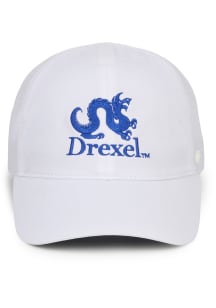Drexel Dragons White Performance Ponyback Womens Adjustable Hat