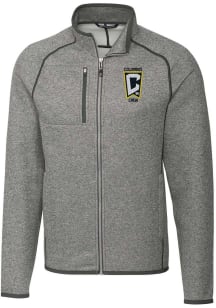 Cutter and Buck Columbus Crew Mens Grey Mainsail Medium Weight Jacket