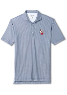 Johnnie O Carolina Hurricanes Mens Black Crosslink Stormy Short Sleeve Fashion Polo