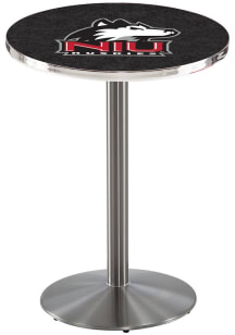 Northern Illinois Huskies Stainless Round Base Pub Table