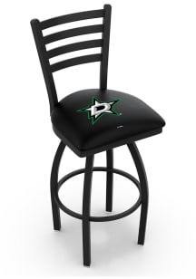 Dallas Stars High Back Swivel Pub Stool - Black