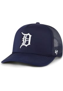 47 Detroit Tigers Foam Front Trucker Adjustable Hat - Navy Blue