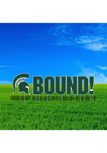 Michigan State Spartans Large Bound Yard Sign - Green