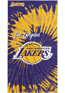 Los Angeles Lakers Psychedelic Beach Towel