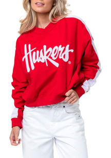 Nebraska Cornhuskers Womens Red Vintage Windbreaker Light Weight Jacket