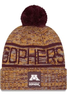 New Era Minnesota Golden Gophers Gold Marled Sport Mens Knit Hat