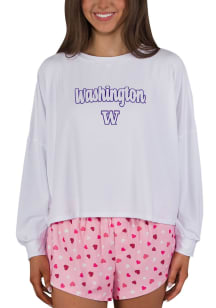 Concepts Sport Washington Huskies Womens Pink Lyric PJ Set