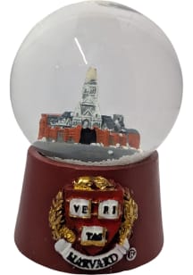 Harvard Crimson Shield Round Water Globe