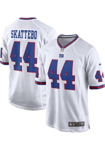 Cam Skattebo  Nike New York Giants White Alt Football Jersey