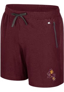 Colosseum Arizona State Sun Devils Mens Maroon Leto Shorts