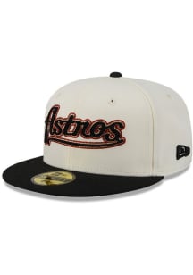 New Era Houston Astros Mens White 2T Stitch 59FIFTY Fitted Hat