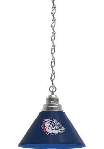 Gonzaga Bulldogs Single Silver Billiard Lamp