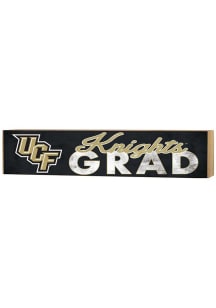 KH Sports Fan UCF Knights Grad graduation graphic Sign - Black