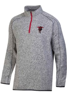 Champion Texas Tech Red Raiders Mens Grey Arctic Fleece Long Sleeve Qtr Zip Pullover