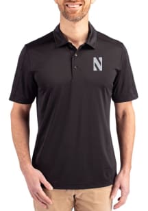 Cutter and Buck Northwestern Wildcats Mens Purple Prospect Short Sleeve Polo