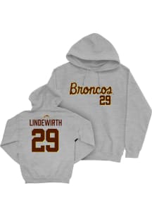 Alex Lindewirth Campus Ink Western Michigan Broncos Youth NIL Script Long Sleeve Player Hoodie Gre..