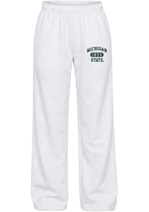 Hype and Vice Michigan State Spartans Womens Varsity White Sweatpants