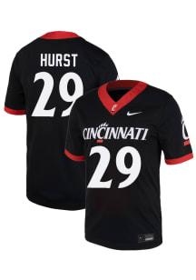 Kameron Hurst  Nike Cincinnati Bearcats Black NIL Name And Number Football Jersey