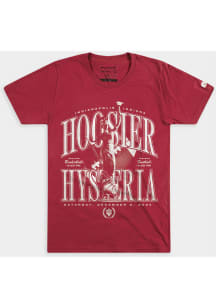 Homefield Indiana Hoosiers Red Hoosier Hysteria Short Sleeve T Shirt