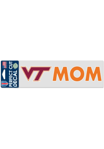 Virginia Tech Hokies 3x10 Mom Auto Decal - Maroon