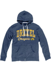 Blue 84 Drexel Dragons Womens Navy Blue Laugna Long Sleeve Full Zip Jacket