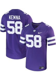 Will Kemna  Nike K-State Wildcats Purple Football NIL Game Football Jersey