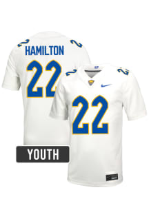 Bryan Hamilton  Nike Pitt Panthers White NIL Name And Number Football Jersey