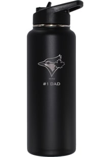 Toronto Blue Jays Dad 34oz Stainless Steel Bottle - Black