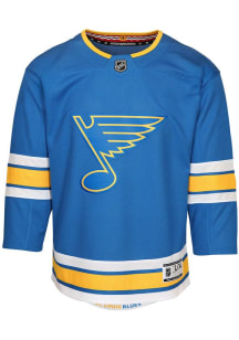 St Louis Blues Youth Light Blue Premier Home Hockey Jersey